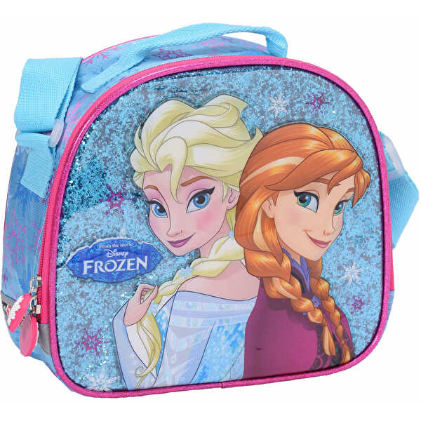 Frozen Beslenme Çantası Mavi Simli