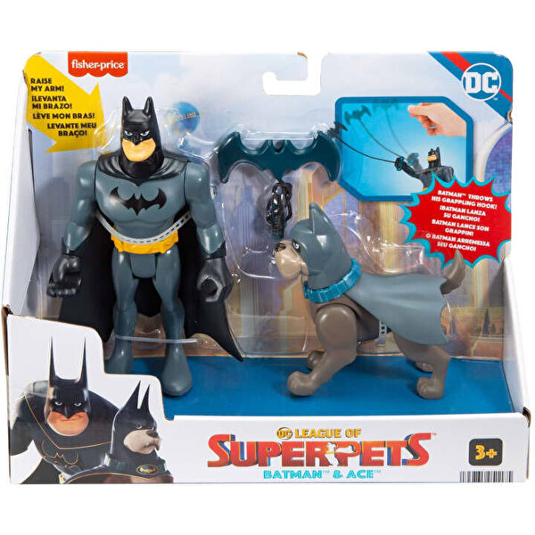 Fisher Price DC League Of Super Pets Batman ve Ace HGL03