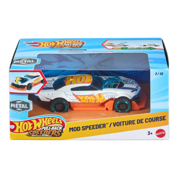 Hot Wheels Pull-Back Speeders 1:43 Arabalar Modspeeder JKP97