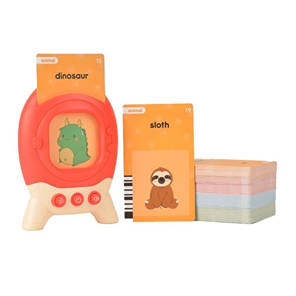 Öğretici İngilizce Konuşan Flash Kartlar Kırmızı