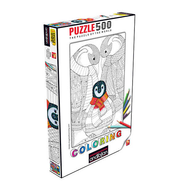 Anatolian Puzzle 500 Parça Penguen