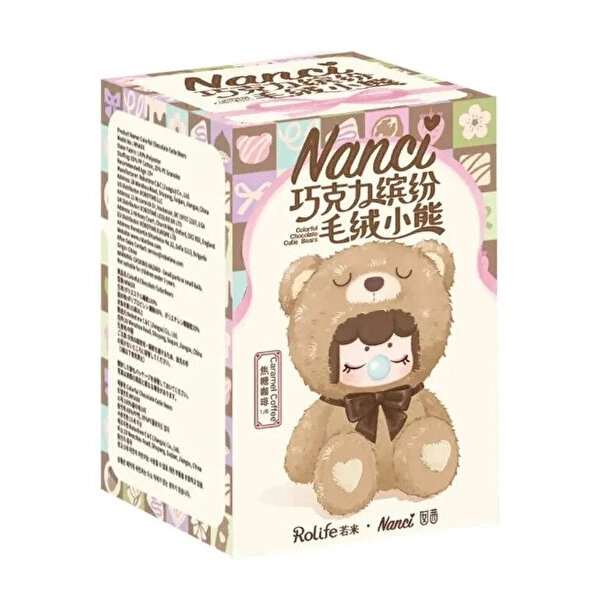 Rolife Nanci Colorful Chocolate Cutie Bears Sürpriz Paket Peluş 17,5 Cm