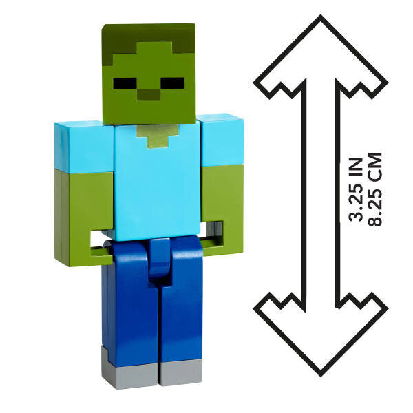 Mi̇necraft Aksesuarlı Fi̇gür Zombie JCN44