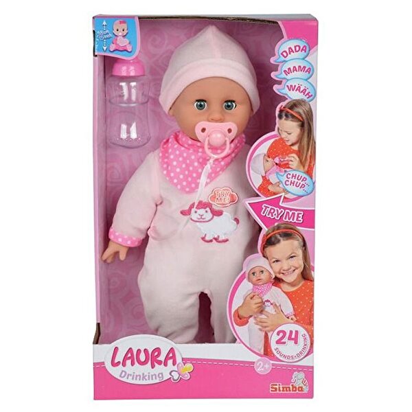 Laura Acıkan Sesli Bebeğim 38 Cm