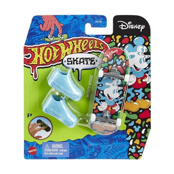 Hot Wheels Skate Parmak Kaykay Ve Ayakkabı Paketleri̇ Mickey Mouse HNG36