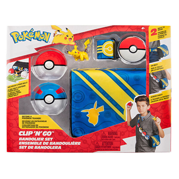 Pokemon Clip N Go Bandolier Büyük Set PKW3649