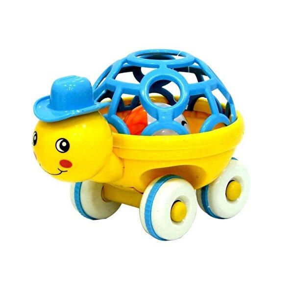 Sevimli Kaplumbağa Çıngıraklı Top Mavi