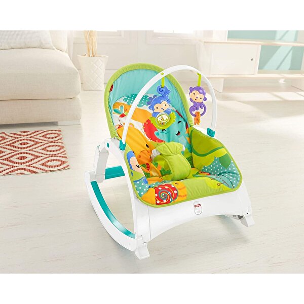 Fisher Price Yağmur Ormanı Portatif Anakucağı ve Sallanan Sandalye CMR10