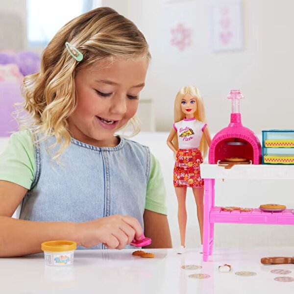 Barbie Pizza Dükkanı Oyun Seti JMK21