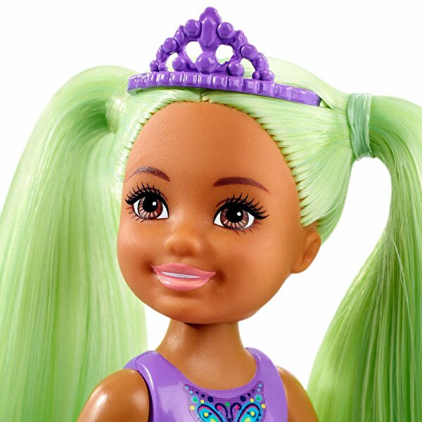 Barbie Dreamtopia Chelsea Prenses Bebekler Yeşil Saçlı GJJ95