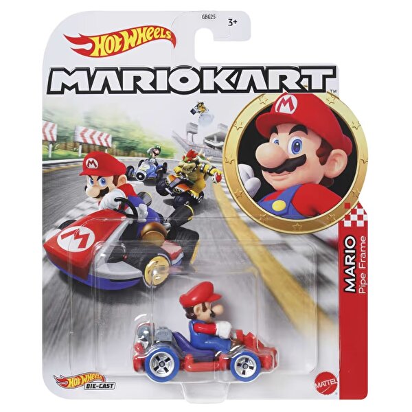 Hot Wheels Mari̇o Kart Karakter Araçlar Mario HDB34