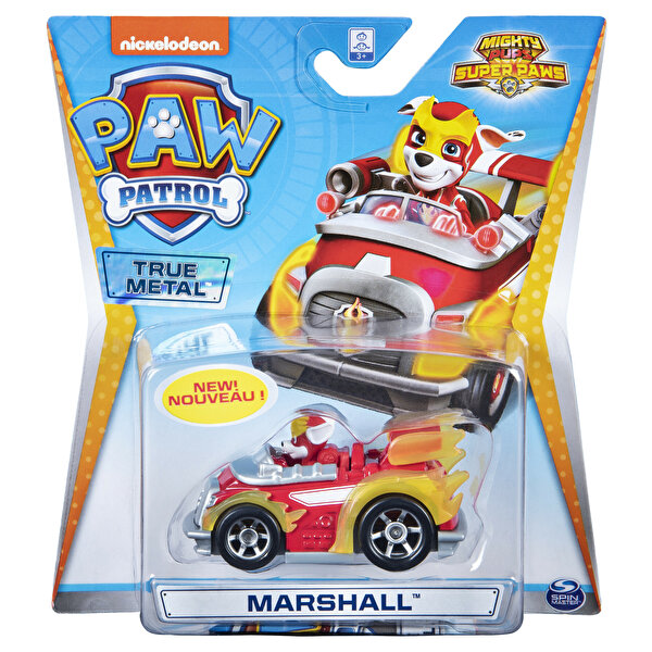 Paw Patrol True Metal Die Cast Araçlar (Mighty Pups) Marshall