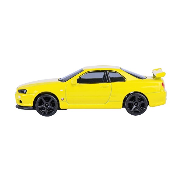 Majorette Japan Serisi Premi̇um Arabalar NIissan Skyline GT-R (R34) Sarı