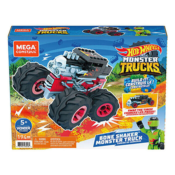 Mega Bloks Hot Wheels Monster Truck Blok Araçlar Bone Shaker GVM27