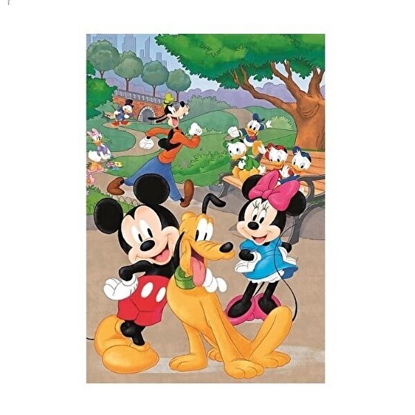 Clementoni 104 Parça Puzzle ve 3D Model Mickey Mouse