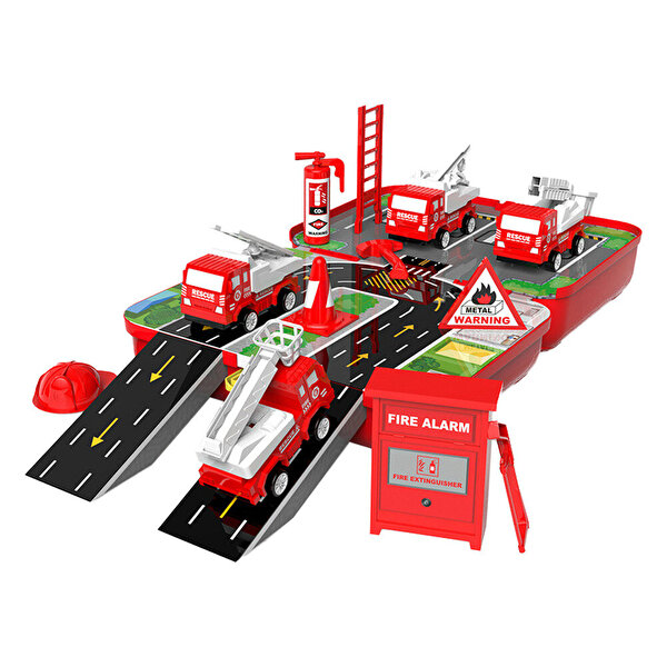 Işıklı ve Sesli İtfaiye Arabası Seti