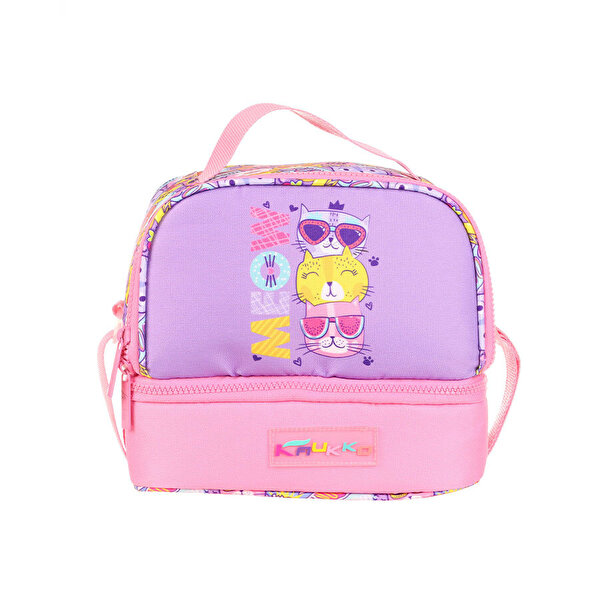 Kaukko Kids Beslenme Çantası Cube Cat