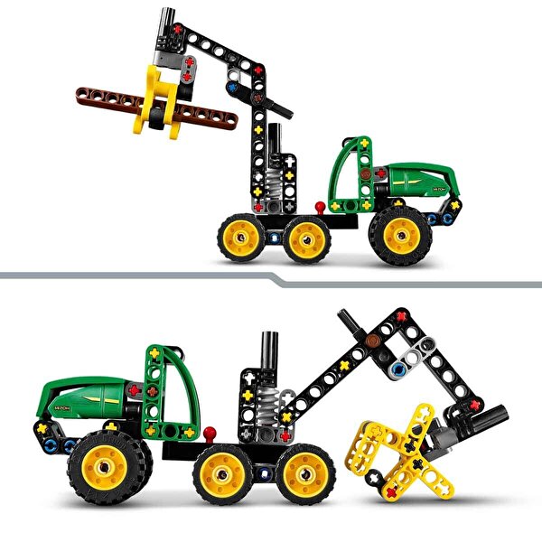 LEGO Technic John Deere 1470H Tekerlekli Orman Makinesi 42218