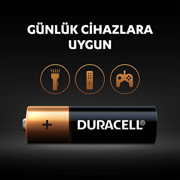 Duracell AA Basic 6'lı Kalem Pil