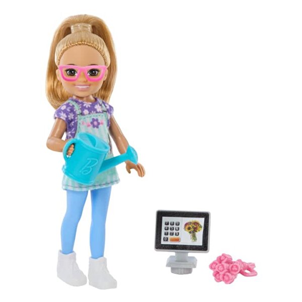 Barbie Chelsea Meslekleri Öğreniyor Bebek Serisi  Çiçekçi HTK32