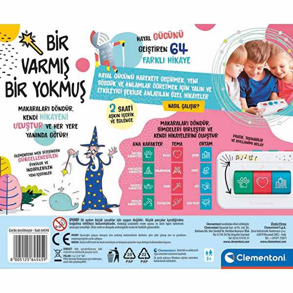 Clementoni Tech Toys Bir Varmış Bir Yokmuş Hikayeci