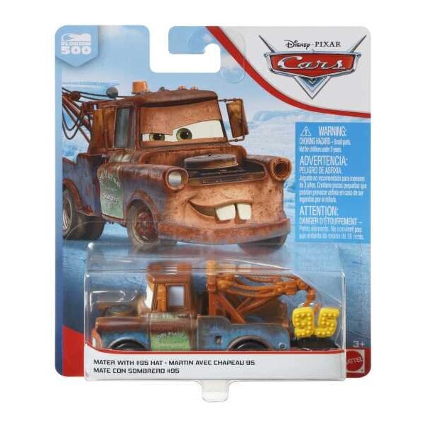 Cars 3 Tekli̇ Karakter Araçlar Mater With #95 Hat FLL68