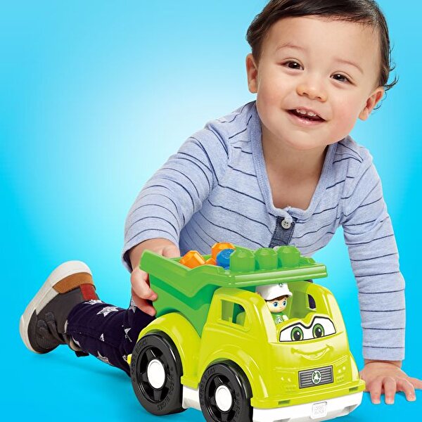 Mega Bloks Sevimli Araçlar Yeşil Geri Dönüşüm Kamyonu HBP13