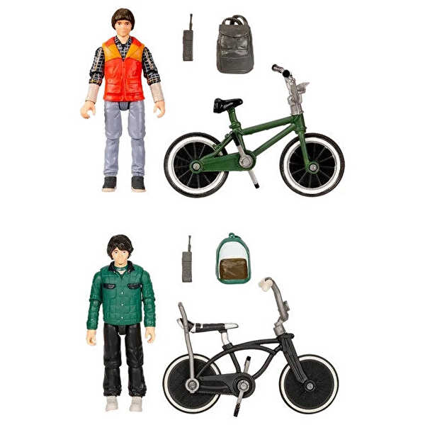 Stranger Things Mike With Bike 10 cm Figür ve Bisiklet Seti