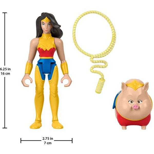 Fisher Price DC League Of Super Pets Wonder Woman ve Pig HGL04