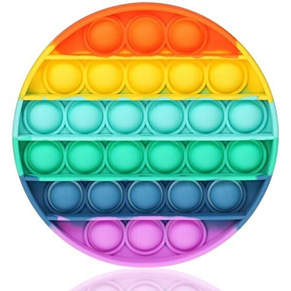 Pop It Gökkuşağı Yuvarlak