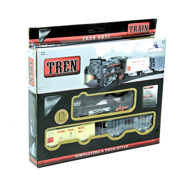 Klasik Küçük Tren Seti 13 Parça