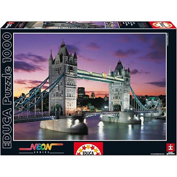 Educa Puzzle 1000 Parça Tower Bridge Neon