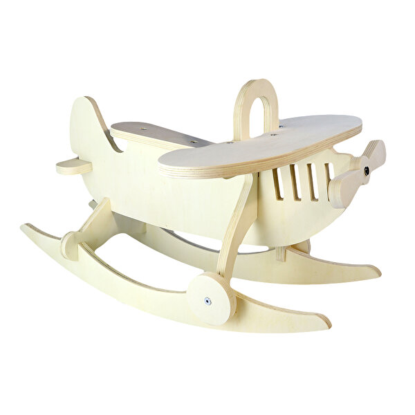 Ahşap Sallanan Uçak