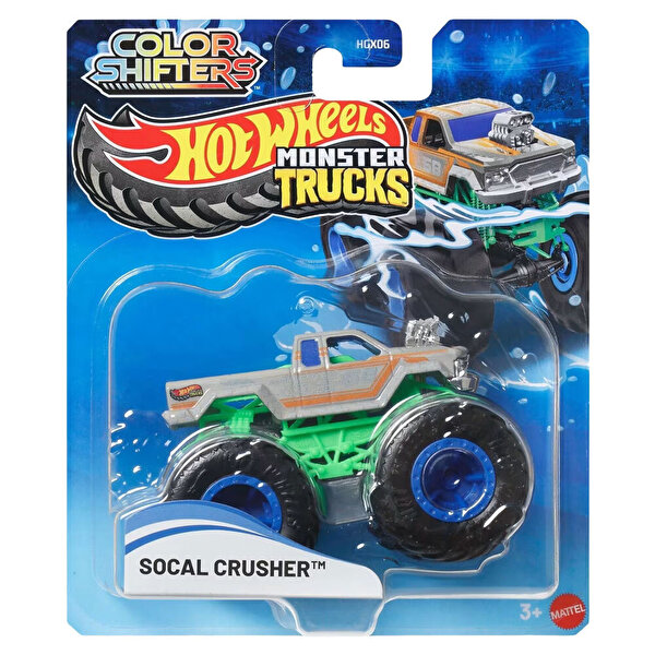 Hot Wheels Monster Trucks Renk Değiştiren Araçlar Socal Crusher JHY96