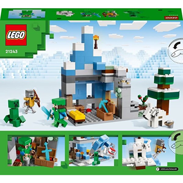 LEGO Minecraft Donmuş Tepeler 21243