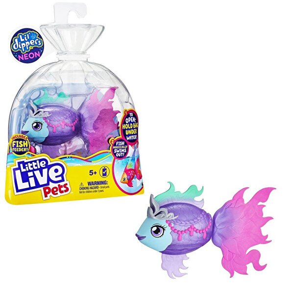 Little Live Pets Yüzen Balıklar S3 Tekli Paket Mor