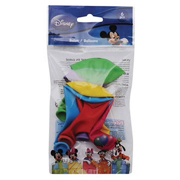 Parti̇ Mlz Mickey Clubhouse Poşet İçi̇ 6 Lı Balon