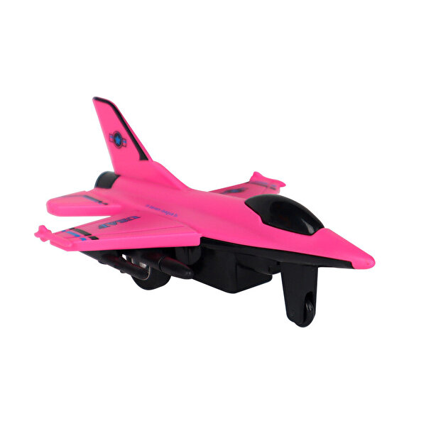 Çek Bırak Savaş Uçakları Pembe 12 Cm