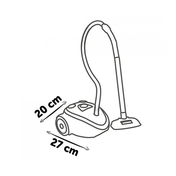 Smoby Eco Clean Oyuncak Elektrikli Süpürge
