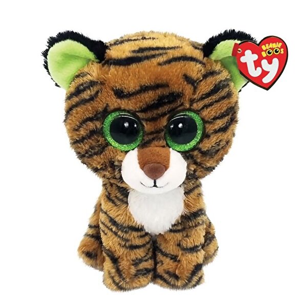 TY Beanie Boos Kahverengi Çizgili Tiggy 15 Cm