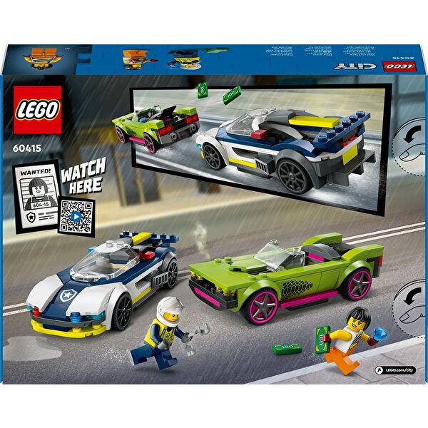 LEGO City Polis Arabası ve Spor Araba Takibi 60415