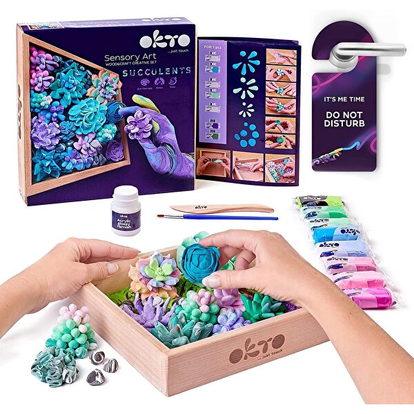 OKTO Succulents Tenderness 3D Duyusal Sanat Seti