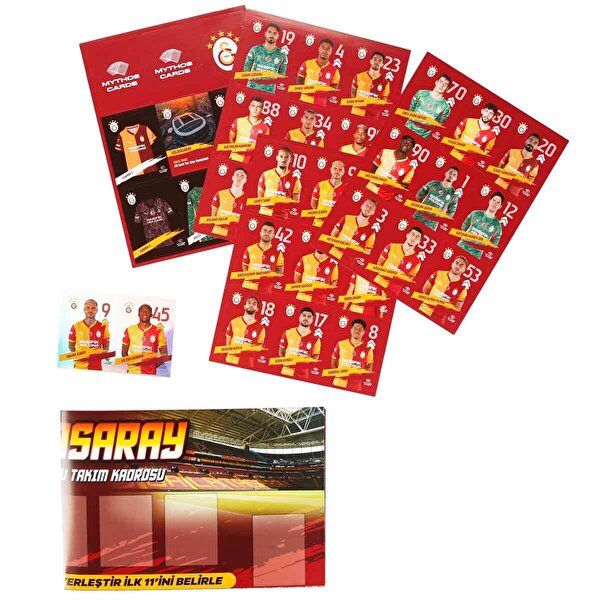 Galatasaray The Giants 2025-2026 Sezonu Poster ve Çıkartma Seti