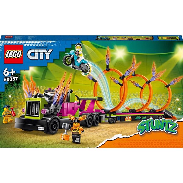 LEGO City Gösteri Kamyonu ve Ateş Çemberi Yarışması 60357