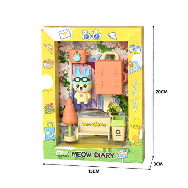 Meow Diary Mini Figürlü Seyahat Oyun Seti