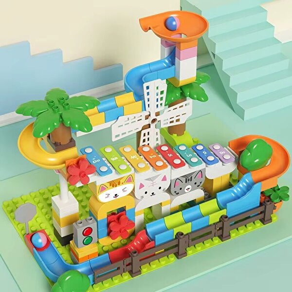 3'ü 1 Arada Bloklu Ksilofon Seti 143 Parça