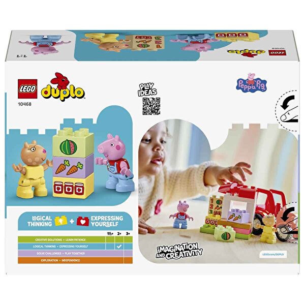 LEGO DUPLO Peppa Pig Traktör ve Pazar 10468