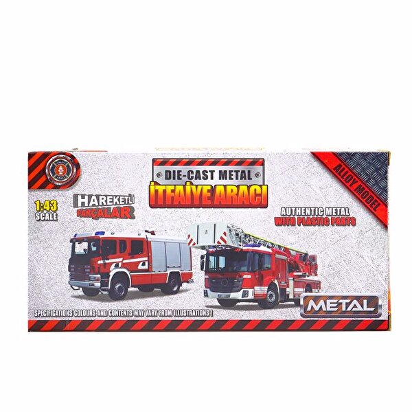Die Cast İtfaiye Aracı Su Püskürtücü