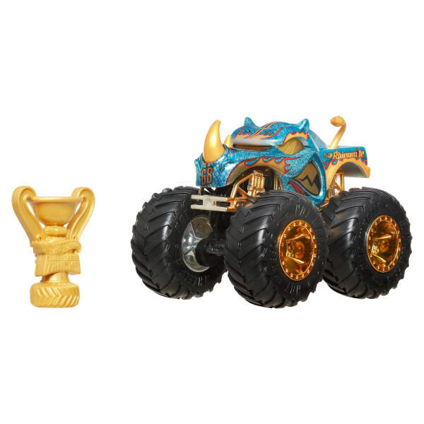 Hot Wheels Monster Trucks Bigfoot Trophy Şampiyonları Rhinomite JDW03