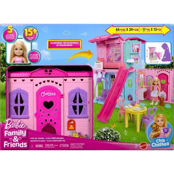 Barbie Chelsea Açılır Bebek Evi JFW49